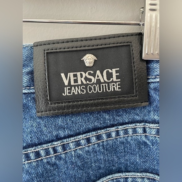 [36] Versace Couture Men’s True Vintage Medium Wash Straight Leg Denim Jean - Picture 6 of 15